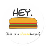 Cheeseburger Sticker