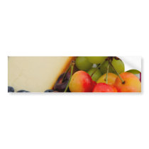 Cheesecake With Fruit Bumper Stickers