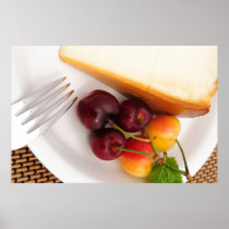 Cheesecake With Fruit Print