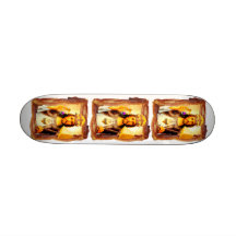 Cheesus Bacon Christ Custom Skate Board