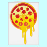 Cheesy pizza cards