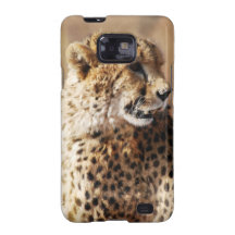 Cheetah beauty with fangs galaxy SII cases
