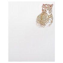 Cheetah 'Big Cat' Spirit Design Letterhead Template