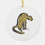 cheetah christmas tree ornaments