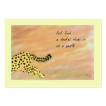 Cheetah Fast Food Haiku Art ACEO Trading Card #4 business cards
