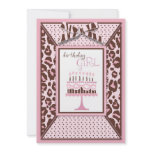 Cheetah Girl Card 2 Personalized Announcement