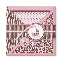 Cheetah Girl Magnet Pink C