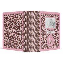 Cheetah Girl Photo Album Pink B Binder