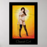 Cheetah Girl Poster