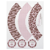 Cheetah Girl Wrappers Personalized Flyer