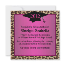 Cheetah Graduation Announcement
