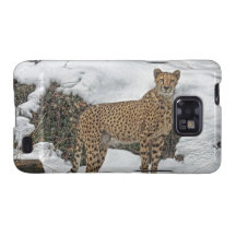 Cheetah in Snow Samsung Galaxy S Cover