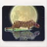 Cheetah & Moon Big Cat Wildlife Art Mousepad
