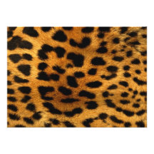Cheetah Personalized Invitation