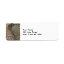 Cheetah Profile Custom Return Address Label