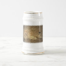 Cheetah Spots Beer Stein Mug