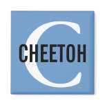 Cheetoh Cat Monogram Design