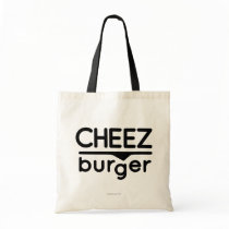 Cheezburger Logo (black) Canvas Bags