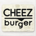 Cheezburger Logo (black) Mousepad