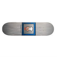 Chef; Brushed metal-look Skate Boards