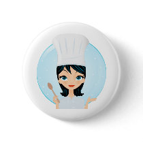 Chef Pinback Buttons