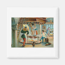 Chef Cook Vintage Food Ad Art Refrigerator Magnet