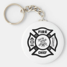 Chef des pompiers porte-clef