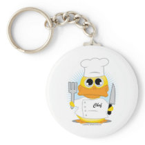 Chef Duck Key Chain