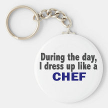 Chef During The Day Key Chains