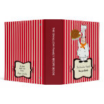 Chef Family Recipe Binder Book 2-inch Custom