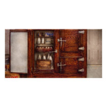 Chef - Fridge - The ice chest Custom Photo Card