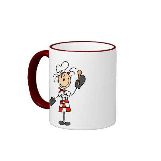 Chef Girl with Wooden Spoon Mug