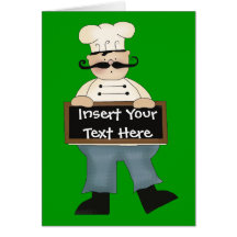 Chef Greeting Card