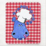 Chef Hippo-Hippolicious Mouse Pad