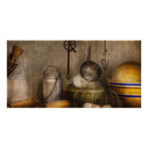 Chef - Ingredients - Breakfast and grandpa's Personalized Photo Card