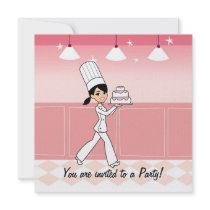 Chef Invitation for Girls
