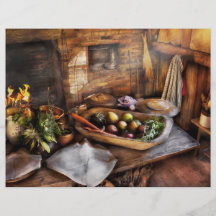 Chef - Kitchen - The start of a healthy meal Full Color Flyer