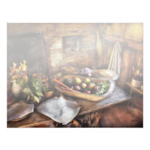 Chef - Kitchen - The start of a healthy meal Personalized Invitation
