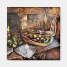 Chef - Kitchen - The start of a healthy meal Refrigerator Magnet