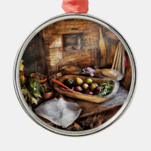 Chef - Kitchen - The start of a healthy meal  Christmas Tree Ornaments