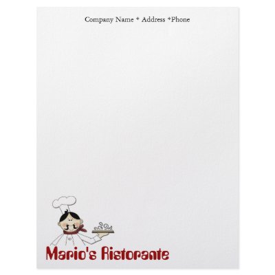 Chef Letterhead by StarStock