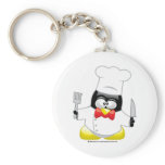 Chef Penguin Key Chain