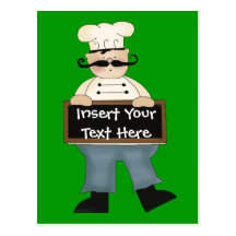 Chef Post Card