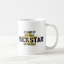 Chef Rock Star by Night Mug