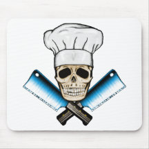 Chef_Skull_C1 Mouse Pad