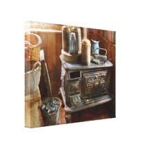 Chef - Stove - Remember the good ol days when Stretched Canvas Prints