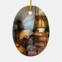 Chef - Stove - The stove and the Chair Christmas Tree Ornaments