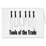 Chef Tools of the Trade Knives Card