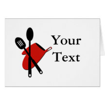 Chef Utensils Greeting Card