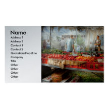 Chef - Vegetable - Jersey Fresh Farmers Market Business Card Templates